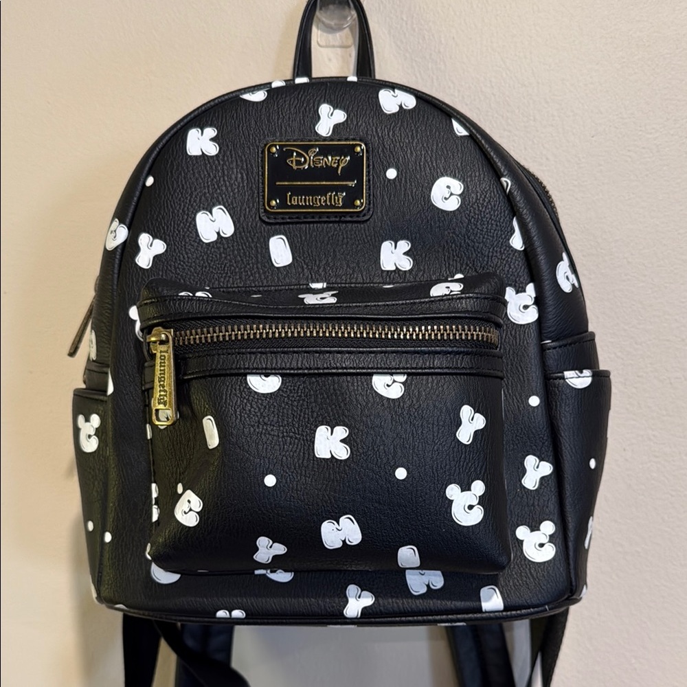 Loungefly X Disney Black and White Mickey Mouse Mini Backpack